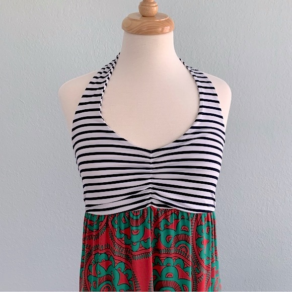 Tracy Negoshian Sun Garden Ansley Halter Maxi - Picture 2 of 12